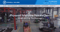 Desktop Screenshot of powellvalves.com